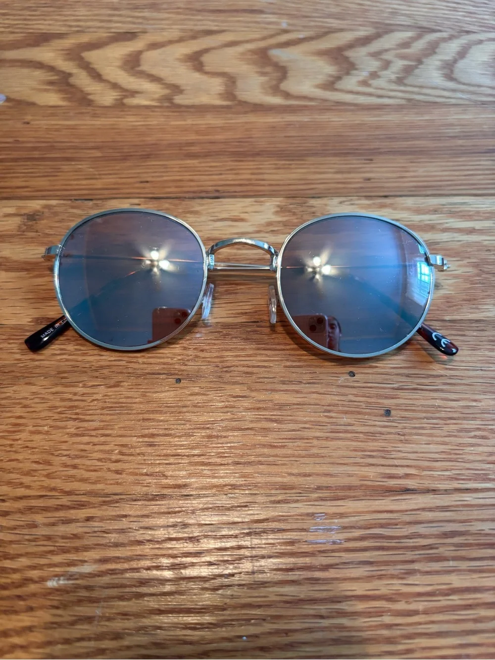 Women’s Round Metal Frame Sunglasses - Rosegold